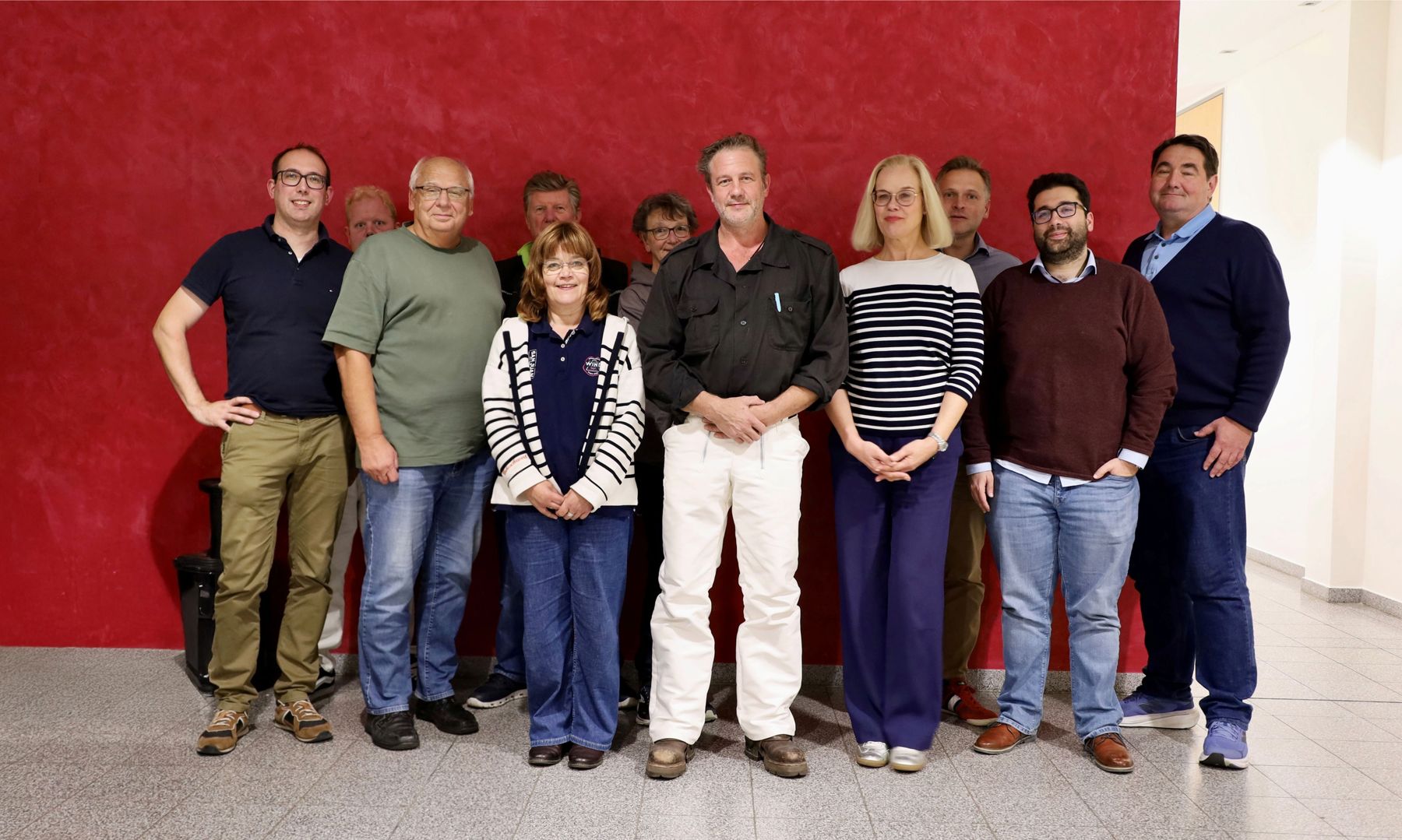 Gruppenbild des Vorstands der Ortsunion Albachten